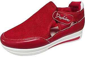 Ladmiple Sneakers For Women Slip On Low Cut Casual Walking Shoes Dressy Summer Comfort Fashion Platform Flats Loafers