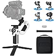 Feiyu SCORP Mini-2 Combo All-in-1 Gimbal Stabilizer for Cameras & Smartphones, 1.3" OLED Touchscreen, Integrated AI Tracking, 2.65lb Payload. 3-Axis Handheld Gimbal Compatible with GoPro, Sony, iPhone