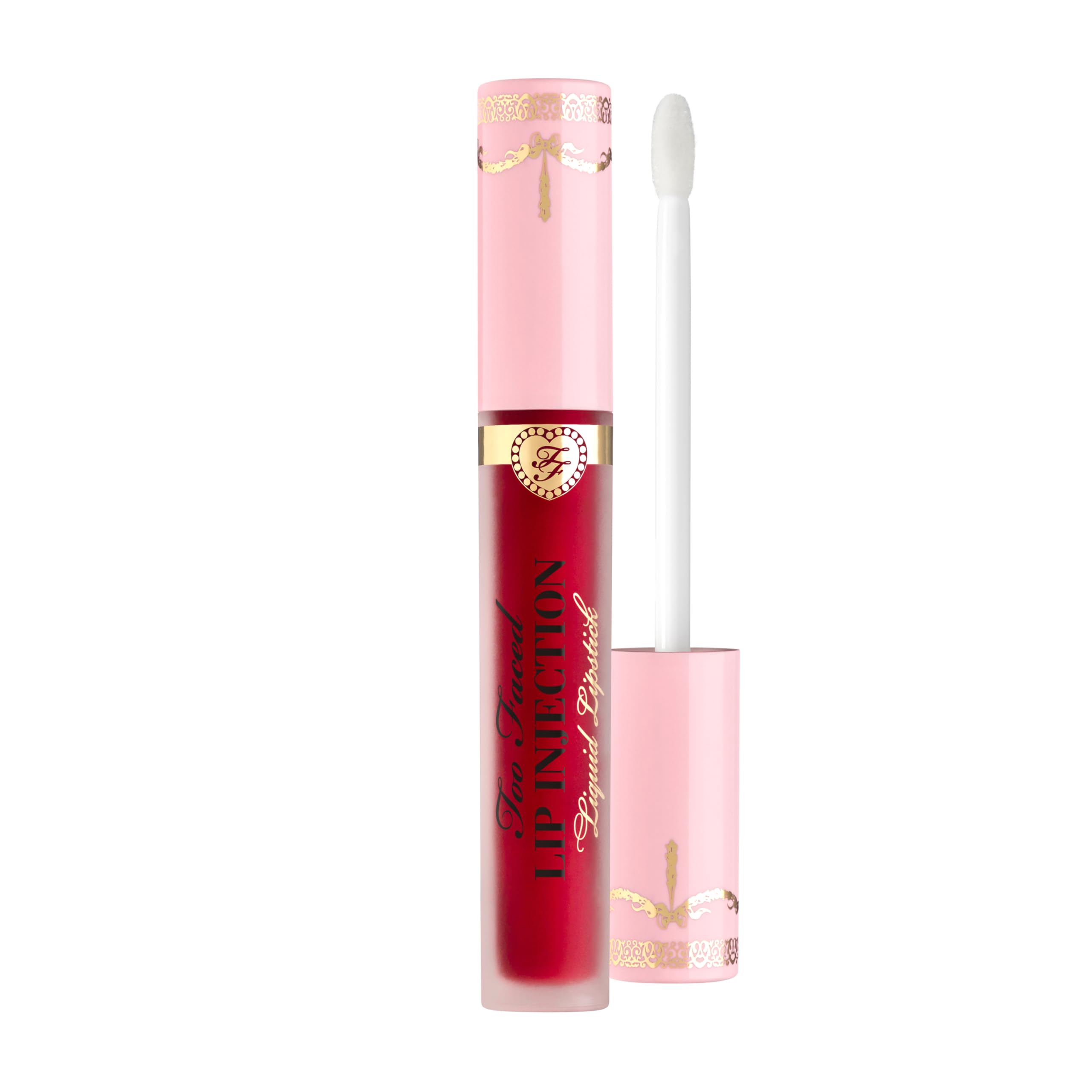 Too Faced Lip Injection Power Plumping Cream Longwear Liquid Lipstick | Hydrating, Matte + Long Lasting, 0.1 Fl Oz, InFATuated