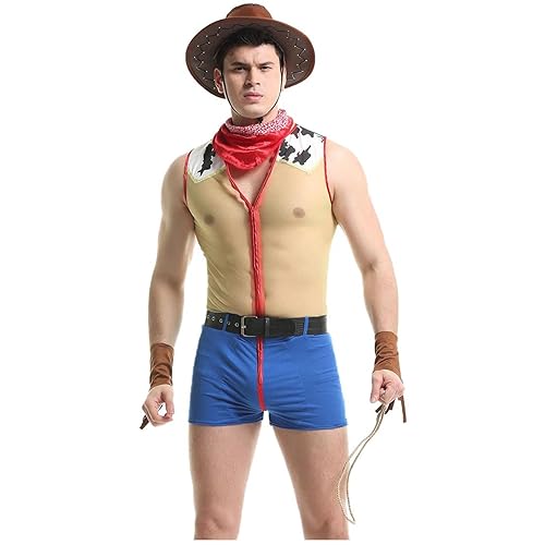 Sexy Lingerie Set for Men,Mens Cosplay Cowboy Costume Outfit See through  Temptation Lingerie Suit for Sex Naughty Play in Saudi Arabia | Whizz  Categories