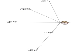 YUM LURES Yum Yumbrella Ultralight Multi-Lure 5 Wire Rig, Tennessee Shad