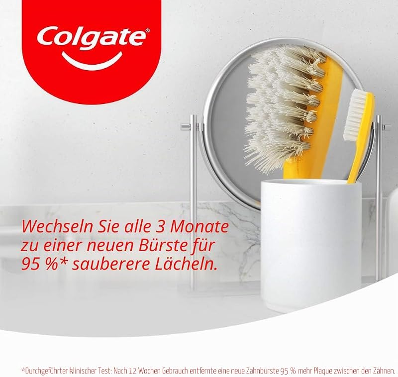 Extra Clean Zahnbürste, Medium, (1 Packung, 4 Stück)