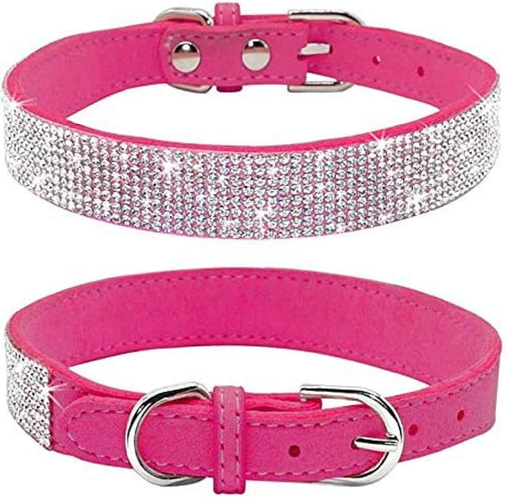 Collar Perro Personalizado HALFSUMO Collar Perro De Gamuza Suave