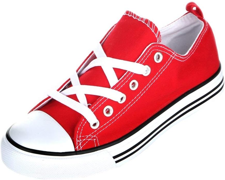 Women's Canvas Sneakers Casual Shoes Solid Colors Low Top Low Cut Lace up