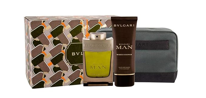 Bvlgari Man Wood Essence Gift Set (Eau de Parfum 100ml+After Shaving Balm100ml)