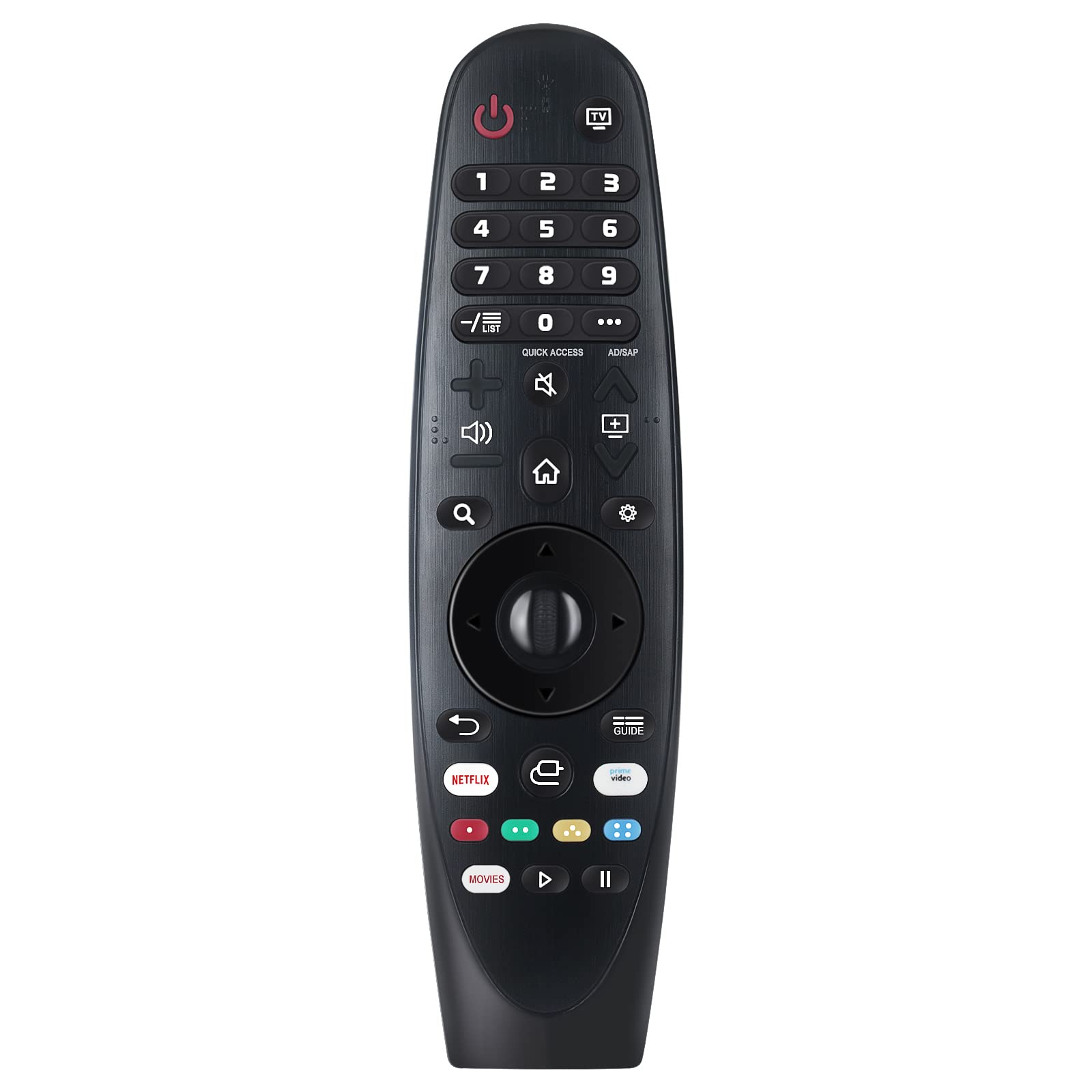 AULCMEET AKB75855501 MR20GA Replacement Magic Voice Remote fit for LG 60UN7310PUA 65UN8500AUJ 86UN8570AUD OLED65CXPUA 55NANO79UNA 65NANO79UNA 75NANO91ANA 49UN7100PUA 70UN6955ZUC OLED55GXPUA