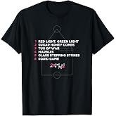 Squid Game List of Games T-Shirt