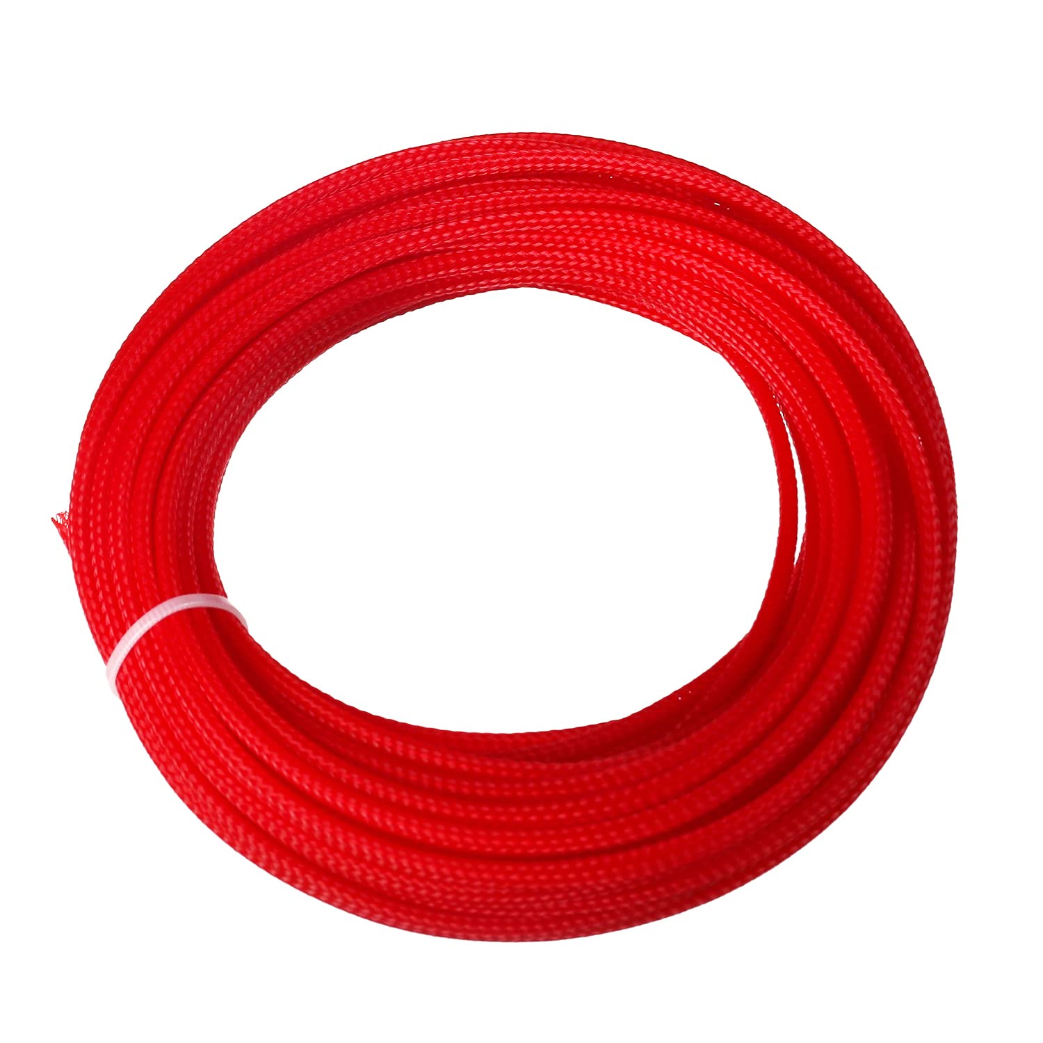 Othmro 1pc Cable Management Sleeve, Braided Cable Tidy Red, 10m Cable Organizers Cable Protector Wire Tidy for TV/PC USB Cable, Width 4mm