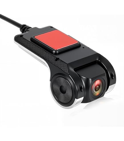Dashcam USB Shkalacar Con Rotazione 360°, Grandangolo 140°, Visione Notturna E ADAS – Registra In 720P, Supporta MicroSD Fino A 64GB, Perfetta Per Interni Ed Esterni - 3