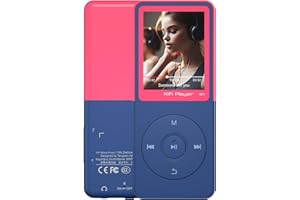 CONODO Mp3 / Mp4 Players,Classic Mini Portable Walkman Mp3 with Bluetooth,Digital Audio Music Mp3 Player with FM Radio/Video Play/Recording Etc,Audio HiFi Lossless Sound Mp3 for Kids