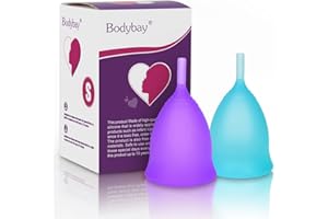 Bodybay Menstrual Cup, Set of 2 Periods Kit with FDA Registered, Best Feminine Alternative Protection to Cloth Sanitary Napkins- Post Childbirth