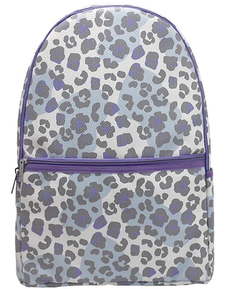 unique style snow leopard print girl boy bag
