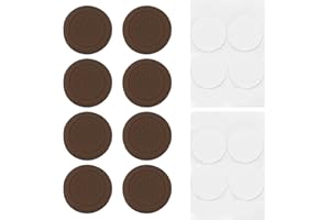 Yitexin 8 Pieces Round Cutting Board Non Slip Pads, Self-Adhesive Silicone Cutting Board Feet, Waterproof Noise Reducing Sili