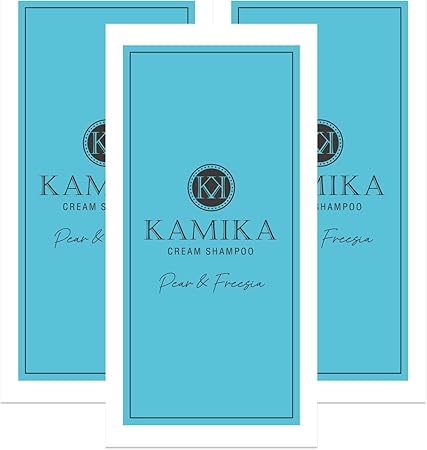 Amazon 春限定 Kamika カミカ 黒髪 クリームシャンプー トライアル お試し 3日分 パウチ 3個セット 白髪染め で傷んだ髪に 頭皮ケア クレンジング ヘッドスパ にも 洋梨とフリージアの香り 数量限定 Kamika シャンプー 通販