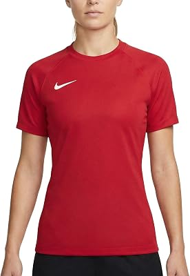 Dri-Fit Park VIII Maillot De Foot À Manches Courtes pour Femme, University Red/White, HV8178-657, L