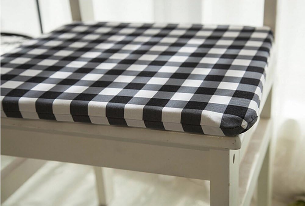 Cushion in the office Winter sofa mat Lovely dining chair mat Thickened and washable seat cushion Cushion for computer chair-D 38x42cm(15x17inch)