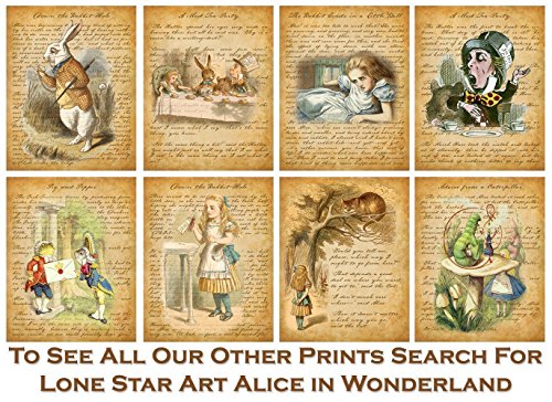 Alice in Wonderland Prints - 11x14 Unframed Wall Art Print Poster - Perfect  Alice in Wonderland Gifts and Decorations (Hatter Engaging in Rhetoric)