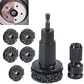 Wheel Stud Hub Cleaner Brake Hub Resurfacing Kit Portable Car Rust Remover Cleaner Hub Cleaning Tool for 1/2 Inches Wrenches