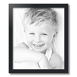 ArtToFrames 16x19 Inch Black Picture Frame, This