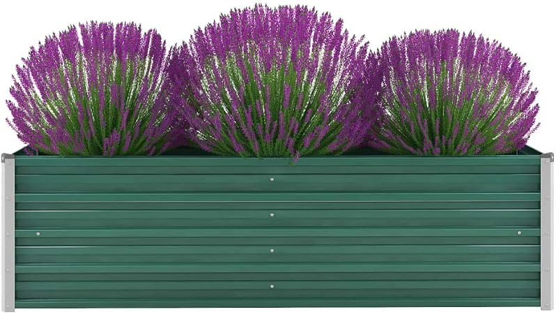 Nishore - Jardinera de jardín de Acero galvanizado, bancal de ...
