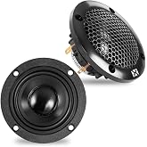 NVX XQS2 2.5" XQ-Series 4-Ohm Midrange Car Speakers with Vehicle Adapters | 200W Peak / 100W RMS Pair, Neodymium Motor, Aluminum Cones, Grilles Included