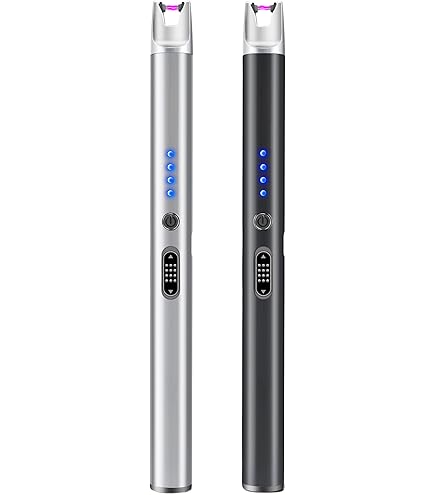 electric cigarette lighter amazon Mini USB Lighters Rechargeable Windproof Flameless Slim Protable (Black) : Health & Household USB Mini Lighters Electronic Rechargeable
