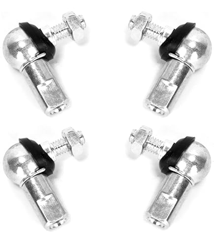 4 Joints à Rotule Angulaire M5x0.8 – Pour Ressort à Gaz, Porte Charnière, Armoire, Automobile