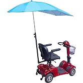Sunshade Canopy for Mobility Scooters, Umbrella Canopy Awnings (Only Works with Scooters &amp; Power Chairs Equipped with 1" x 1" Hitch Receiver) (Sky Blue)