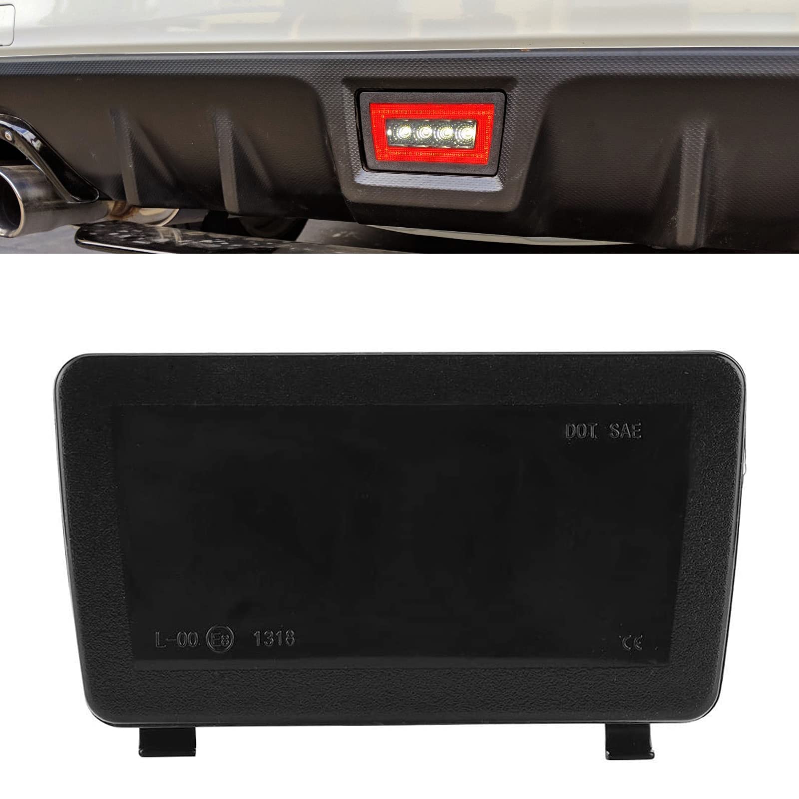 Photo 1 of csslyzl 3-In-1 LED Rear Bumper Fog Light Tail Brake Lamp Backup Reverse Light Kit For 11-up Subaru Impreza WRX/STI/XV Crosstrek (Smoke Lens)