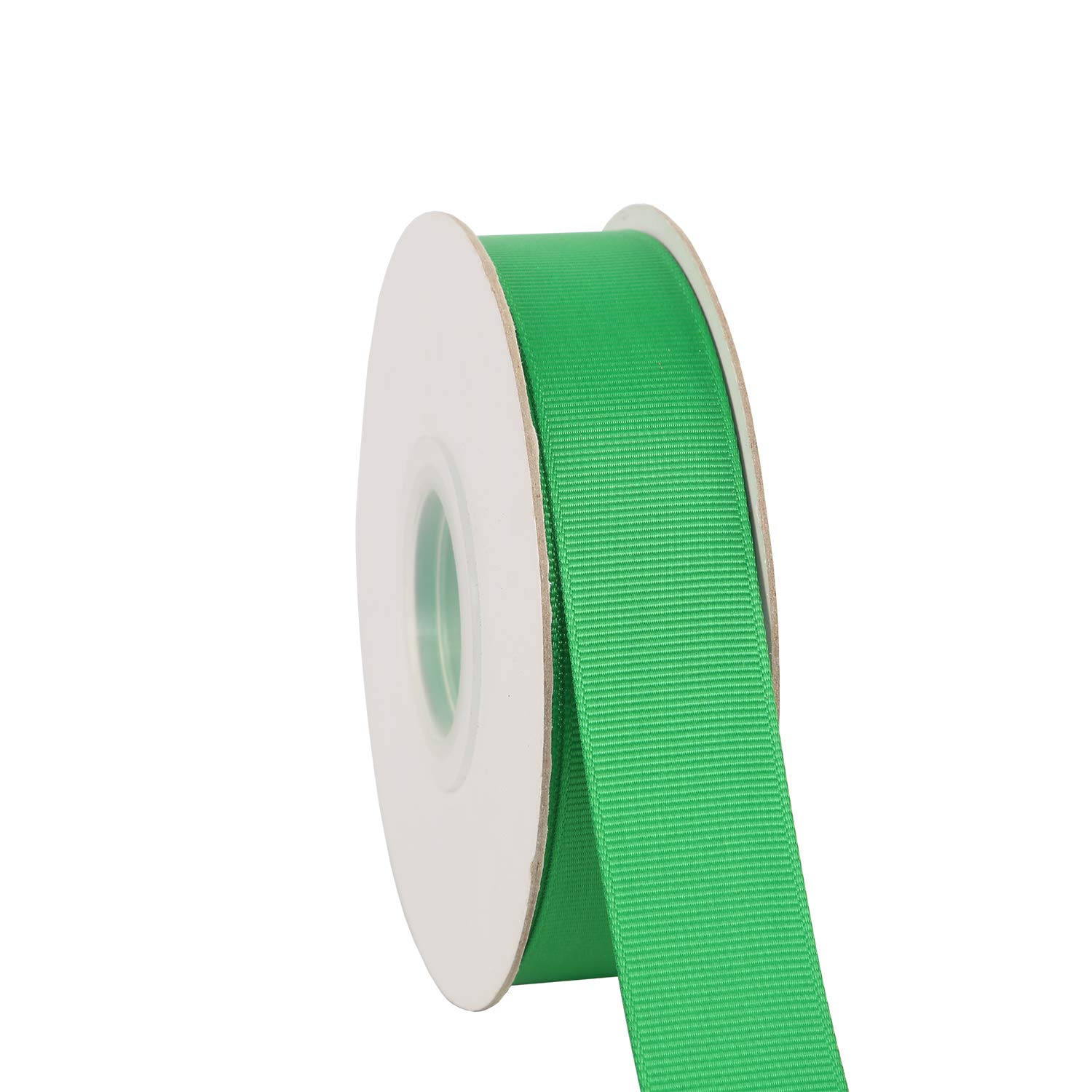 Ribbonitlux 25mm Wide Solid Grosgrain Ribbon 22 Meters (580-Emerald, Set for Gift Wrapping, Party Decor, Sewing Applications, Wedding and Craft