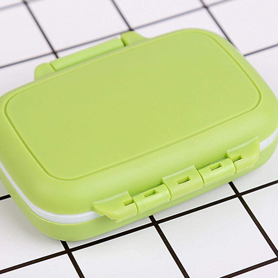 Zuionk 3 Fach Pillenetui Aufbewahrungs Box Reisemobil Medizinteile Organizer Tablettenteiler