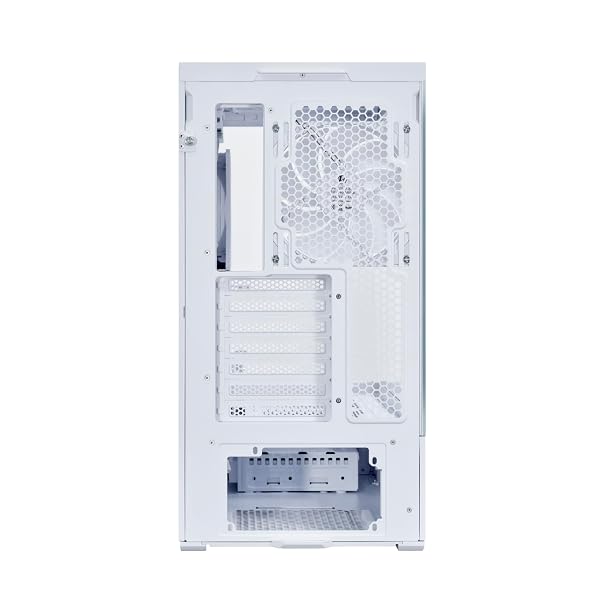 LIAN LI MID-TOWER ATX PC CASE, 3 X 140MM ARGB FANS, CHASSIS WITH FRONT & SIDE TEMPERED GLASS PANELS, LIQUID COOLING READY, GAMING COMPUTER CASE, (CG237 RGB – ATX -WHITE)