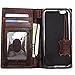 Genuine Italian Oil Leather Case for iPhone 6 Book 4.7 Wallet Handmade S Luxury 6s