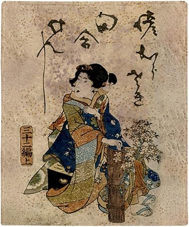 Amazon.com: CafePress Vintage Japanese Art Woman Throw Blanket Soft