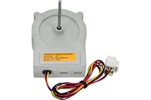 ZHENX EAU63923603 Refrigerator Evaporator Fan Motor Assembly, Compatible with LG and Kenmore Refrigerators, Replacement for EAU65058305, AP6317197, PS12383671, EAP12383671,PD00045140, DC 12.0 V/1.0 A
