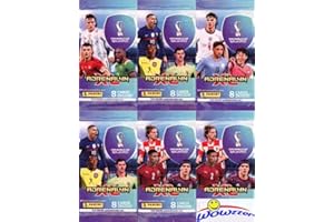 2022 Panini Adrenalyn XL World Cup Qatar Collection with (6) Factory Sealed Packs with 48 Cards! Look for Cards from Kylian Mbappe, Lionel Messi, Christian Pulisic, Ronaldo & More! Imported! WOWZZER!