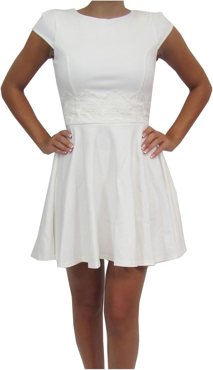 white skater dress uk