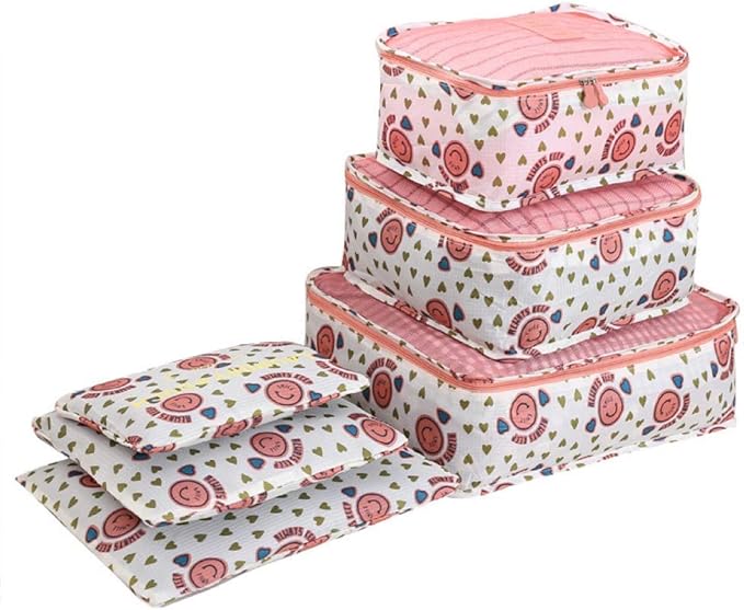 6 Piezas/Juego de bolsas de viaje Bolsas de almacenamiento Ropa