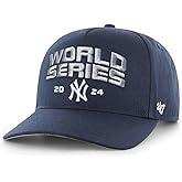 47 Brand NY New York Yankees 2024 World Series Cap, Adjustable Snapback Hat Navy Blue