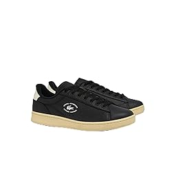 Lacoste Mens Carnaby Set Sneaker, BLK/LT YLW, 10