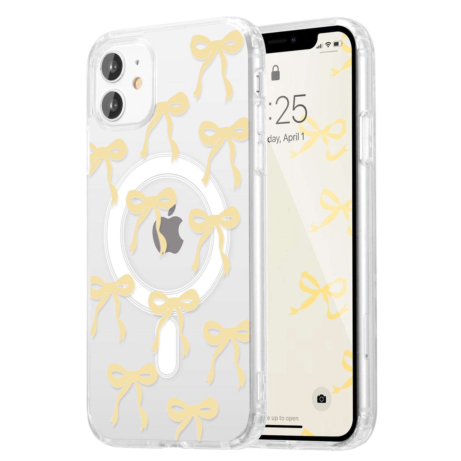 UEEBAI Magnetic for iPhone 11 Case, Bow Case