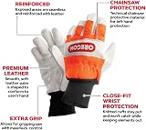 Oregon Left-Hand Protection Leather Gloves Medium 91305M EN ISO 11393-4 view 3