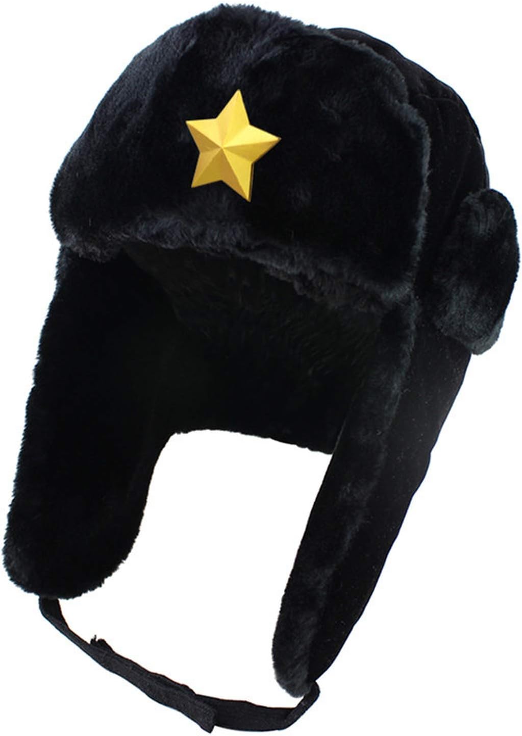 Russian Ushanka Bomber Hats Pilot Trapper Trooper Hat Winter Faux Rabbit Fur Earflap Men Snow Caps