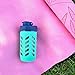 JarJackets Wide-Mouth Silicone Mason Jar Sport Top Lid - Package of 3 (Midnight)