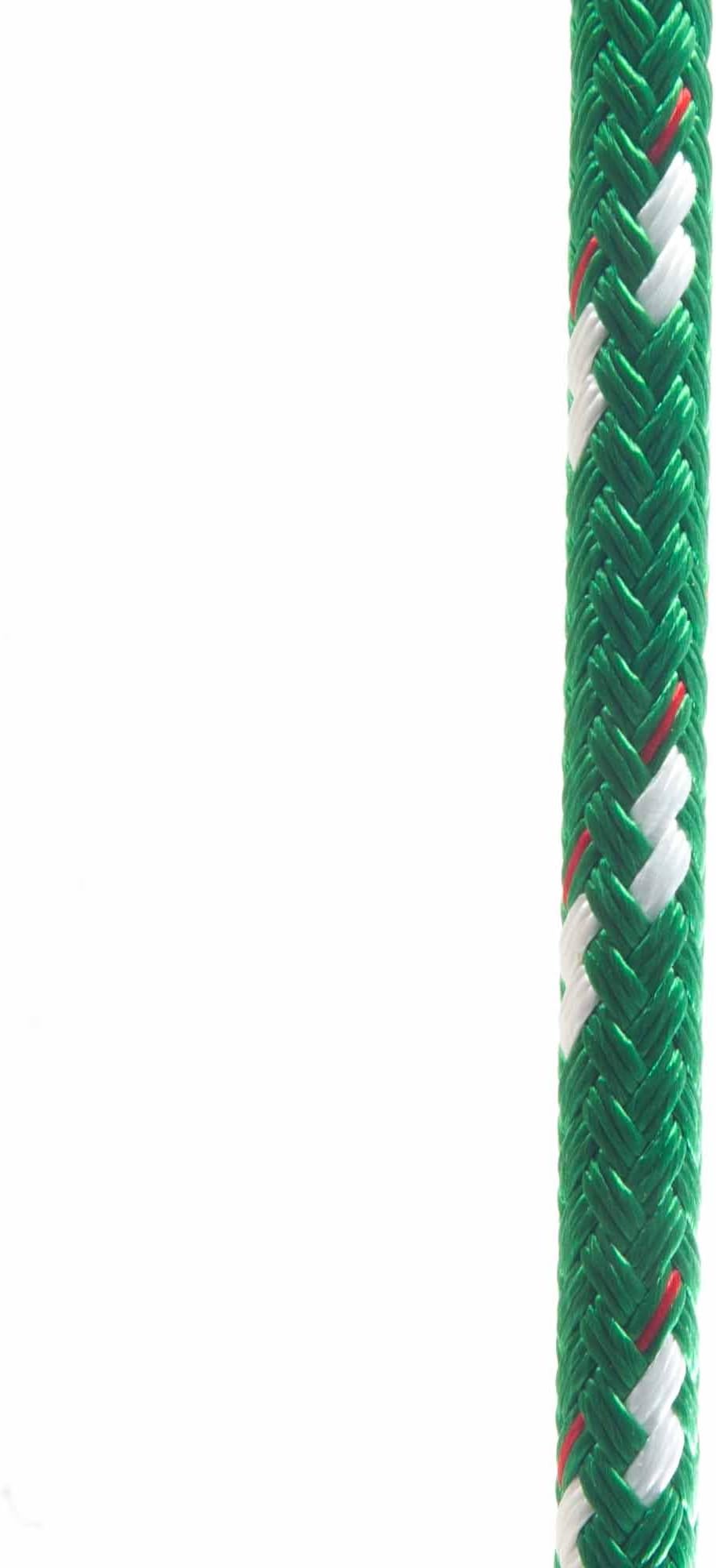New England Ropes 3/8in (10mm) Sta-Set Solid Green 10 Feet Long