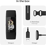 Fitbit Charge 6 Activity Tracker with 6 Months Premium Included Obsidian Black view 8