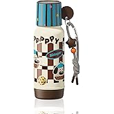 Sidagar 20 oz Cute Tumbler witn Lid and Straw, Insulated Stainless Steel Kids Water Bottle with Strap, Travel Leak Proof Coffee Cup, Dog