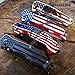 KCCEDGE BEST CUTLERY SOURCE USA American Flag 8 Inches Punisher Folding Pocket Knife Proud of America Knife