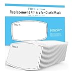 100pcs PM2.5 Activated Carbon Filter for Cloth Mask