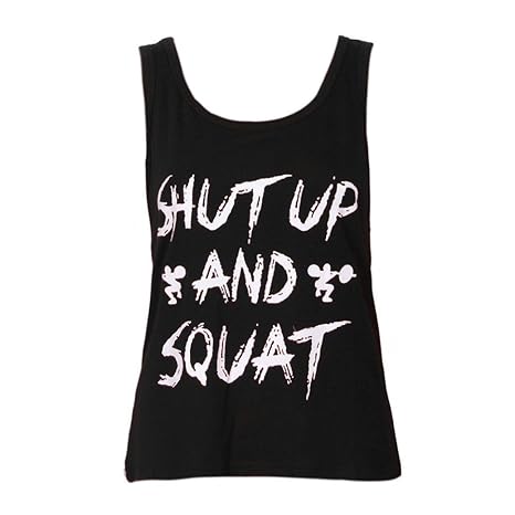 Tank Tops mujer, lmmvp entrenamiento gimnasio ropa Fitness Yoga Lift chaleco camiseta